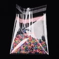 thumbnail image 3 of Rectangle OPP Cellophane Bags with Cherry Pattern Pearl Pink 14x9.9cm Unilateral Thickness: 0.035mm Inner Measure: 11x9.9cm 95-100pcs/bag, 3 of 3