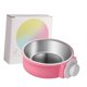 thumbnail image 1 of Pet bowl for pets from hanging bowl for small animals to clean install stainless steel for food and water, 1 of 5