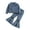 Blue, variant on Boys Girls Two Piece Outfits Kids Girl Fall Denim Clothes Outfit Long Sleeve Jacket Bowknot Flare Pants Set For 3-7 Years Summer Outfits for Girls Boys