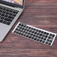 thumbnail image 2 of Black & White Dual-Language Keyboard Stickers with Arabic and English Letters - 17.7x5.8cm Plastic Decals for Laptops and Desktops, 4g per Piece, Pack of 3 - Easy Application to Refresh Your Computer, 2 of 5