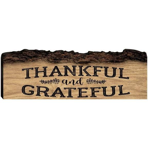 Engraved Barky Wood Plaque - Inspirational