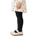 thumbnail image 2 of Bixock Toddler Girls Leggings Warm Knit Pantyhose Tights Footless Elastic Waist Bow Solid Color Soft Stretch Dance Training Casual Wear Size 2-3Years, 2 of 6