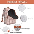 thumbnail image 4 of Sunflower Floral Backpack for School College or Work, Large Capacity Laptop Bookbag, Durable Everyday Backpack for Commuting and Travel, Flowers Design Unisex Gift Idea for Teens and Adults, 4 of 5