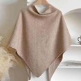 thumbnail image 4 of Chic Shawl With Loop ,Pashmina Shawl Wraps for Women, Shawls and Wraps for Evening Dresses Solid Color Wool Blend Shawl Dressy, 4 of 8