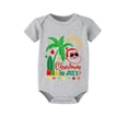 thumbnail image 3 of Pijamas familiares a juego de Navidad, conjuntos de Pijamas cortos de Papá Noel en julio, gris, 3 of 3