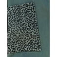 thumbnail image 5 of Okbabeha Women's Long Sleeve Button Down Leopard Contrast Loose Denim Jackets, 5 of 9