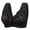 Black#bras for women#9, variant on DDAPJ pyju Lace Bralettes for Women Scalloped V Neck Wireless Bra Full Coverage Snap Closing Bras Seamless Push Up Bra Comfortable Everyday Underwear Beige L