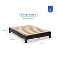 thumbnail image 5 of Base de madera armable SENSEI Matrimonial en caja, 5 of 5
