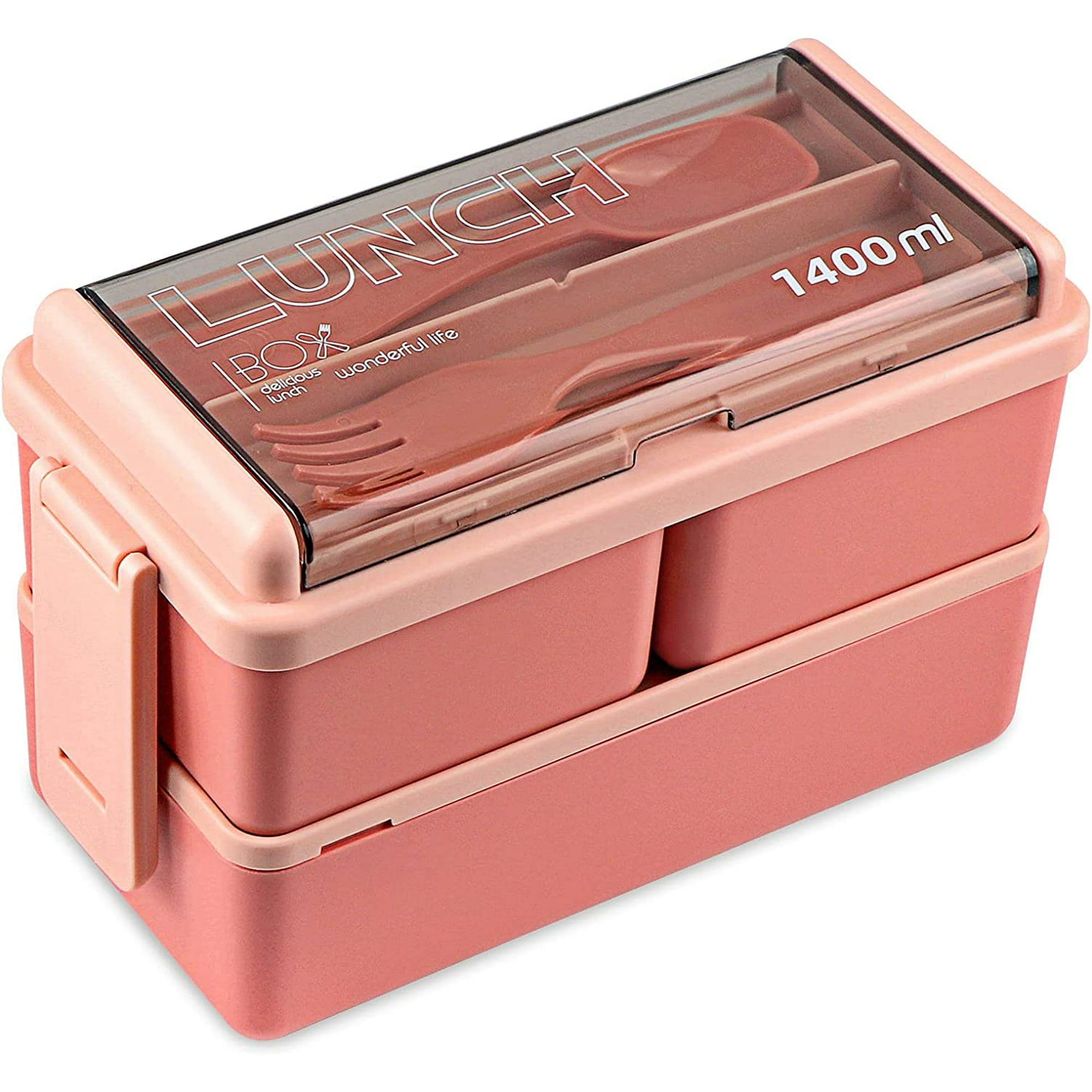 Bento Box Adult Lunch Box Stackable,49OZ Bento Boxes for Adults Lunch