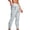 White, variant on OSOLU Solid Color Men's Fitness Casual Mid-Waisted Trousers Zipper Pocket Sports Sweatpants Pants Fashionable Classic Leisure Bottoms