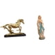 thumbnail image 1 of Figura de caballo,Escultura de caballo en miniatura coleccionable,Estatua de animal de adorno de caballo de resina para decoración del hogar,Estatua,Figura de la Virgen Colección Religiosa, 1 of 8