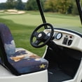 thumbnail image 6 of Pzuqiu Golf Cart Seat Covers, Compatible with Outdoors Golf Car Seat, Backrest Bottom Seat Cover Suitable for Ezgo Club Car Precedent Keeps Seats Clean and Comfortable, 6 of 9