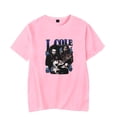 thumbnail image 1 of J Cole Rapper Tee Shirt Man/Woman Hip Hop Short Sleeved Fashion Style,M,Pink, 1 of 2