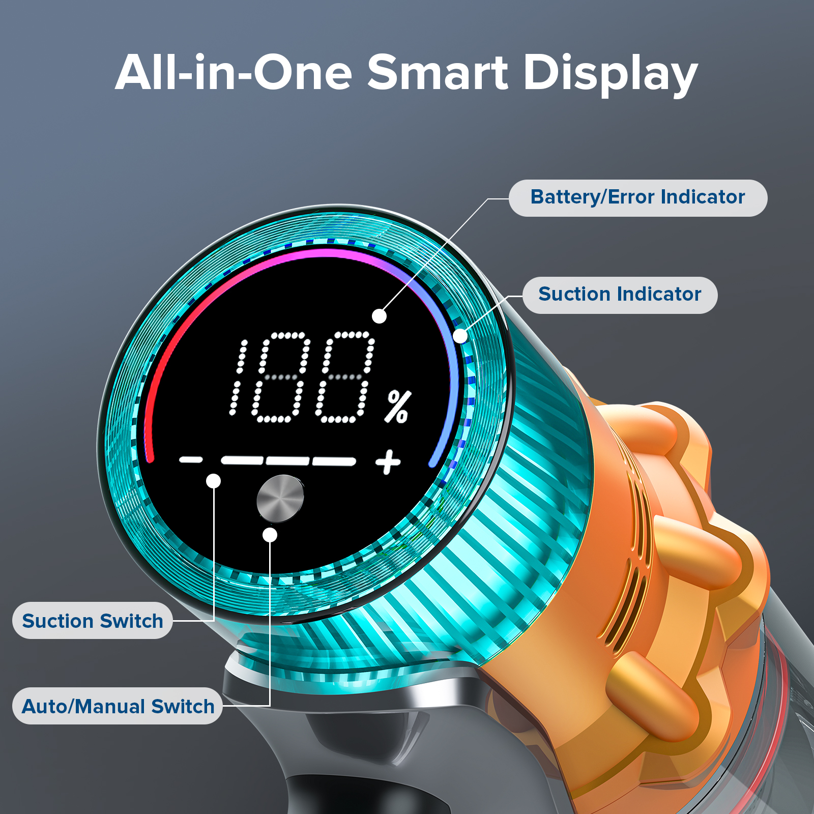 S8 Cordless Vacuum Cleaners for Home, 8-in-1/600W/48Kpa Powerful Suction, Up to 65 Minutes, Self-Standing Cordless Stick Vacuum Cleaner, Lightweight Anti-Tangle Rechargeable Vacuum