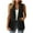 Black, variant on Women's Summer Sleeveless Vest Blazer Lightweight Open Front Lapel V Neck One Button Tops Fashion Casual Work Suit Vest With Pockets S-3X Pink