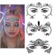 thumbnail image 1 of 3pcs Halloween Noctilucent Face Gems Tattoo Sticker,cosplayf, 1 of 4