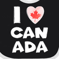 thumbnail image 4 of Inktastic I Love Canada Heart with Maple Leaf Boys or Girls Baby Bib, 4 of 4