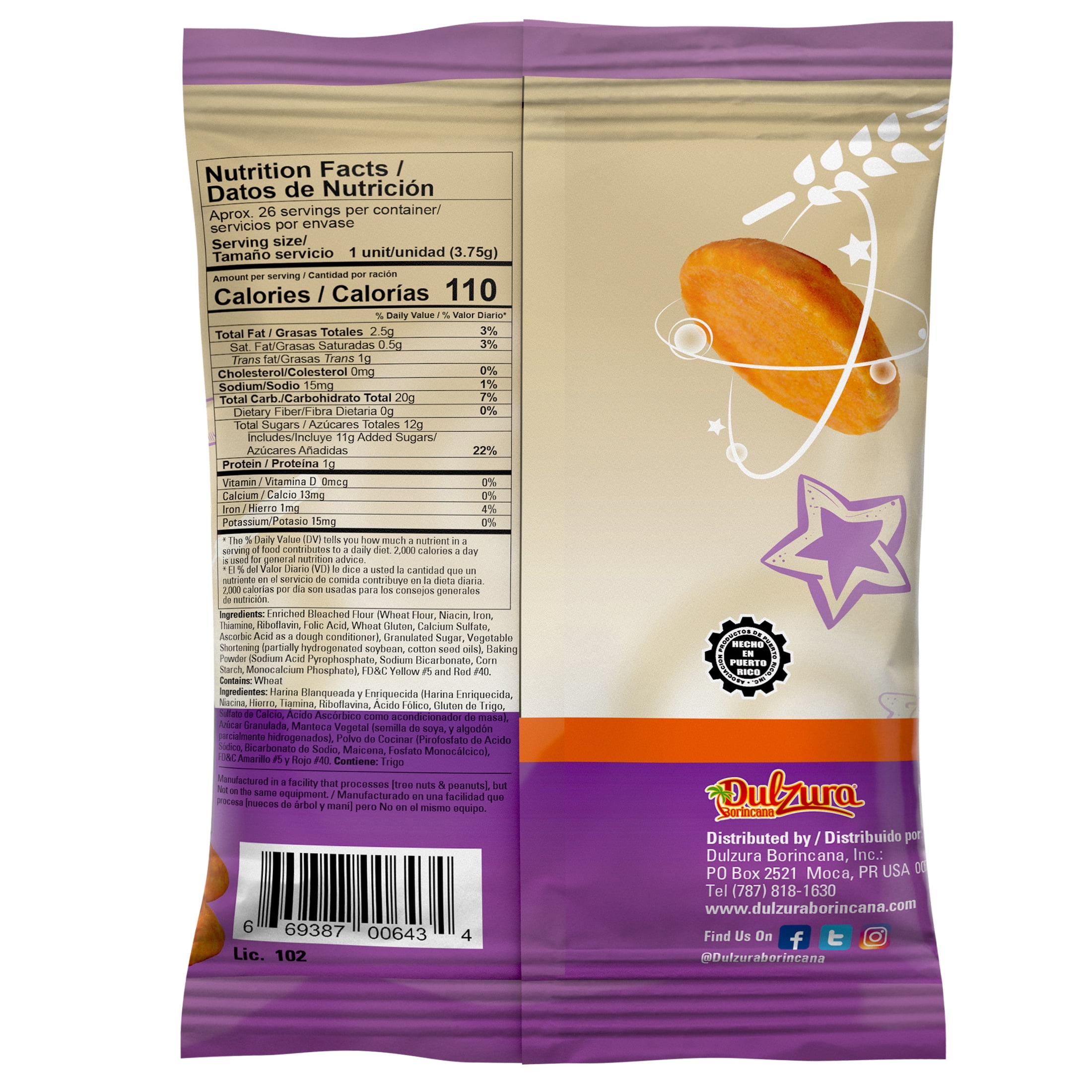 Dulzura Borincana Mantecaditos 3.5 oz