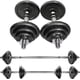 thumbnail image 1 of Set de mancuernas PROIRON de 44 lb, barra ajustable de hierro fundido, 1 of 6