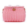 thumbnail image 1 of Cesta de coche de estilo ratán con tapa, bolso tejido a mano, mochila cruzada, bolso para niños, cesta delantera de bicicleta, almacenamiento, 1 of 5
