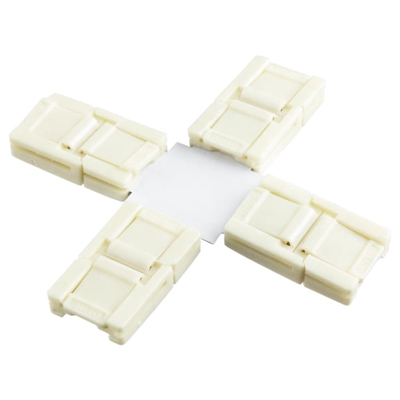 SUNLITE 80978-SU X Shape Connector, 2 pin Single Color strip, 10MM