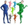 thumbnail image 2 of Nuevo traje Zentai de licra para adultos y niños, mono unisex ajustado de una pieza con cuello alto, ropa de baile para mujeres y hombres, 2 of 5