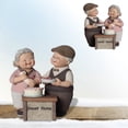 thumbnail image 5 of Valentine's Day Loving Elderly Couple Figurines, Old Married Couple Figure,Resin Husband and Wife Statue Grandparents Figure Collectibles for Christmas Valentine's Day Birthday Gift, 5 of 5