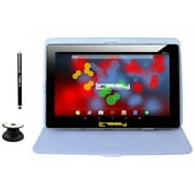 LINSAY 10.1" 1280x800 IPS 2GB RAM 32GB Storage Android 12 Tablet with case White, Pop Holder and Pen Stylus