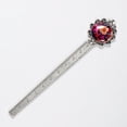 thumbnail image 5 of Petal flowers Vintage Silver Lace-Edged Bookmark: a Gift for Readers and Book Lovers, 5 of 5