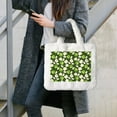 thumbnail image 7 of Yiaed Green Fruit Print Fluffy Shoulder Bag Plush Bags Women Ladies Tote Bag Fluffy White Furry Purse Handbag for Autumn and Winter, 7 of 7