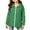 X1 Green, variant on Ticikt Girls Solid Waterproof Rain Jacket, Casual Hooded Windproof Outerwear for Kids