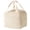 Beige-5D, variant on MMJ Corduroy Insulated Lunch Bag Waterproof Oil Proof Thermal Tote Reusable Work Picnic