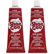 Shoe Goo Repair Adhesive for Fixing Worn Shoes or Boots, Clear, 3.7 Oz 2pc