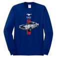 thumbnail image 2 of Wild Bobby, Ford Mustang 50 Years, Cars and Trucks, Men Long Sleeve Shirt, Royal, 3X-Large, 2 of 4