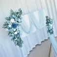 thumbnail image 4 of 2x Handmade Wedding Arch Flowers Simulation Flowers Centerpiece Artificial Flower Swag for Wedding Background Home Party Wall Decoration, 4 of 8