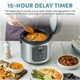thumbnail image 6 of AROMA Professional 8-Cup (Cooked) / 2Qt. Digital Rice & Grain Multicooker, Gray, New, ARC-994SG, 6 of 9