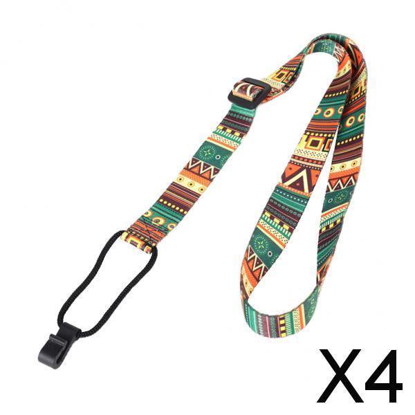 Paquete de 4 correas para ukelele Baoblaze de estilo étnico