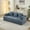 Blue, variant on Comfy Convertible Folding Mattress Couch, Floor Sofa Bed with pillows, Chenille Floor Sofa with Armrest, Floor Sofa Lounge Couch for Living Room Bedroom Lounge Studio, Green