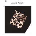 thumbnail image 2 of PULLIMORE Womens Leopard Print Pocket Casual Tops V Neck Short Sleeve T-Shirt Summer Loose Blouse (S, White), 2 of 10