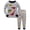 Grey, variant on WUANDIXFA Little Boys Pajamas 2 Pieces Long Set Cotton Sleepwear Kids Pjs Toddler Winter Clothes Jammies Pjs for Baby Girls,Grey,3-4 Years