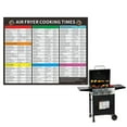 thumbnail image 5 of Air Fryer Accessories Cooking Times Cheat Sheet Kitchen Conversion Chart Fridge Magnet Guide Big Text 9.8”x7.8” Kitchen Gift Recipe Cookboo, 5 of 5