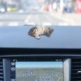 thumbnail image 5 of WHAMVOX 1Pcs Cute Figurine Grey Lying Down Cat Shape Plastic For Home And Office Decoration, 5 of 7