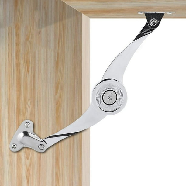 Bisagras hidráulicas de parada aleatoria para puerta de armario de cocina, bisagra de pulido ajustable, elevación de muebles, Hardware de soporte con solapa