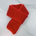 thumbnail image 1 of Calentador de cuello de punto para niños, nueve colores, chal de invierno para niños y niñas, tela suave y transpirable con patrones de cartas, accesorios cálidos para viajes, compras, uso diario, 1 of 2