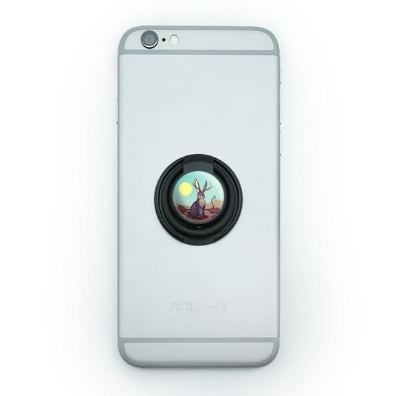 Cartoon Jackalope Mobile Smart Phone Finger Ring Grip Holder Stand