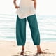 thumbnail image 1 of WILLBEST Pantalones Casuales para Mujer, Cintura Elástica, Corte Holgado, Cómodos, con Bolsillos, para Uso Diario Extra Grande, 1 of 5