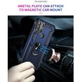 thumbnail image 3 of Military Grade Drop Impact for Motorola Moto G Play 2023 Case 360 Metal Rotating Ring Kickstand Holder  Heavy Duty Shockproof Case for Moto G Play 2023 Phone Case (Blue), 3 of 14