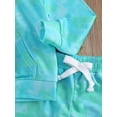 thumbnail image 5 of Springcmy Toddler Girls Tie Dye Outfits Sets Baby Girl Hoodies and Pants Baby Girl Outfits Sets, 5 of 6