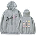 thumbnail image 3 of Stray Kids Cool Sudadera con capucha de manga larga y poliéster (Hombre Mujer),Pink,XS, 3 of 4