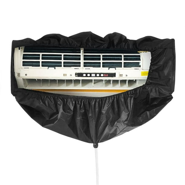 Greensen Air Conditioner Washing Cover,Air Conditioning Cleaning Bag,Black Air Conditioning